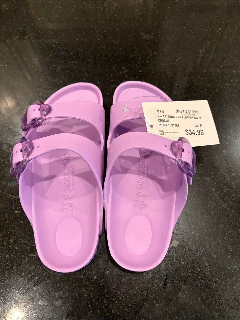 Birkenstock Kids Arizona EVA Slide Sandals - Lavender